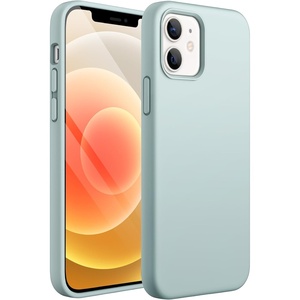 image:imageJETech Silicone Case for iPhone 1212 Pro Black  Silky Soft Touch Shockproof Protection Scratch Resistant Microfiber LiningSucculent