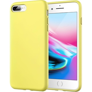 image:imageJETech Silicone Case for iPhone 8 Plus7 Plus Black  Silky Soft Touch Shockproof Protection Scratch Resistant Microfiber LiningFlash