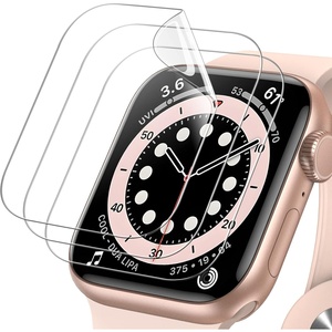 image:imageJETech TPU Screen Protector for Apple Watch Series 1110 46mm 3Pack  SelfHealing TPU Film HD Clear AntiScratch Protection BubbleFree InstallationApple Watch SE 321  Series 6 5 4 44mm