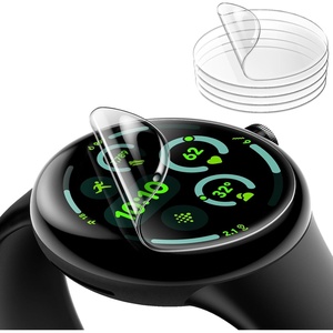 image:imageJETech TPU Screen Protector for Google Pixel Watch 43 45mm 6Pack  SelfHealing TPU Film HD Clear AntiScratch Protection BubbleFree Installation45mm