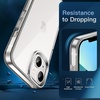 image:imageJETech 3 in 1 Case for iPhone 13 AntiYellowing Clear  2 Tempered Glass Screen Protectors Shockproof Bumper Phone CoverClear