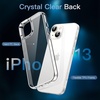 image:imageJETech 3 in 1 Case for iPhone 13 AntiYellowing Clear  2 Tempered Glass Screen Protectors Shockproof Bumper Phone CoverClear