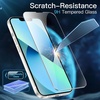 image:imageJETech 3 in 1 Case for iPhone 13 AntiYellowing Clear  2 Tempered Glass Screen Protectors Shockproof Bumper Phone CoverClear
