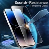 image:imageJETech 3 in 1 Case for iPhone 14 Pro AntiYellowing Clear  2 Tempered Glass Screen Protectors Shockproof Bumper Phone CoverClear