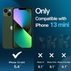 image:imageJETech 3 in 1 Magnetic Matte Case for iPhone 13 mini Black  Compatible with MagSafe 2 Tempered Glass Screen Protectors Translucent Matte Back Shockproof Phone CoverDark Green