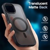 image:imageJETech 3 in 1 Magnetic Matte Case for iPhone 13 mini Black  Compatible with MagSafe 2 Tempered Glass Screen Protectors Translucent Matte Back Shockproof Phone CoverBlack