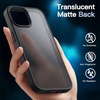 image:imageJETech 3 in 1 Matte Case for iPhone 13 Black  2 Tempered Glass Screen Protectors Translucent Frosted Phone CoverBlack