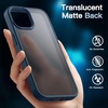 image:imageJETech 3 in 1 Matte Case for iPhone 13 Black  2 Tempered Glass Screen Protectors Translucent Frosted Phone CoverStorm Blue