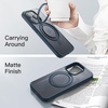 image:imageJETech 360 Rotatable Ring Stand Case for iPhone 15 Plus Black  Compatible with MagSafe Translucent Matte Back Stand amp Ring Holder Shockproof ProtectionBlue