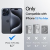 image:imageJETech 360 Rotatable Ring Stand Case for iPhone 15 Plus Black  Compatible with MagSafe Translucent Matte Back Stand amp Ring Holder Shockproof ProtectionBlue
