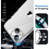 image:imageJETech 5 in 1 Case for iPhone 13 mini AntiYellowing Clear  2 Tempered Glass Screen Protectors 2 Camera Lens Protectors Shockproof Bumper Phone CoverClear