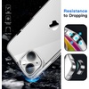 image:imageJETech 5 in 1 Case for iPhone 14 AntiYellowing Clear  2 Tempered Glass Screen Protectors 2 Camera Lens Protectors Shockproof Bumper Phone CoverClear