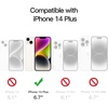 image:imageJETech 5 in 1 Case for iPhone 14 Plus AntiYellowing Clear  2 Tempered Glass Screen Protectors 2 Camera Lens Protectors Shockproof Bumper Phone CoverClear