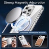 image:imageJETech 5 in 1 Magnetic Case for iPhone 14 Pro Max Clear  Compatible with MagSafe 2 Tempered Glass Screen Protectors 2 Camera Lens Protectors Shockproof Bumper Phone CoverClear
