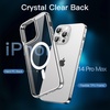 image:imageJETech 5 in 1 Magnetic Case for iPhone 14 Pro Max Clear  Compatible with MagSafe 2 Tempered Glass Screen Protectors 2 Camera Lens Protectors Shockproof Bumper Phone CoverClear