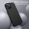 image:imageJETech 5 in 1 Silicone Case for iPhone 14 Black  2 Tempered Glass Screen Protectors 2 Camera Lens Protectors Silky Soft Touch Shockproof Phone CoverBlack