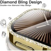 image:imageJETech Bling Case for Apple Watch Series 1110 42mm Gold  with Screen Protector Sparkling Diamond Design Builtin Tempered Glass High Touch Sensitivity Full ProtectionGold