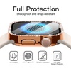 image:imageJETech Bling Case for Apple Watch Series 1110 42mm Gold  with Screen Protector Sparkling Diamond Design Builtin Tempered Glass High Touch Sensitivity Full ProtectionCopper Rose Gold