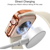 image:imageJETech Bling Case for Apple Watch Series 1110 42mm Gold  with Screen Protector Sparkling Diamond Design Builtin Tempered Glass High Touch Sensitivity Full ProtectionCopper Rose Gold