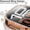 image:imageJETech Bling Case for Apple Watch Series 1110 42mm Gold  with Screen Protector Sparkling Diamond Design Builtin Tempered Glass High Touch Sensitivity Full ProtectionCopper Rose Gold