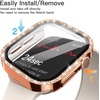 image:imageJETech Bling Case for Apple Watch Series 1110 42mm Gold  with Screen Protector Sparkling Diamond Design Builtin Tempered Glass High Touch Sensitivity Full ProtectionCopper Rose Gold