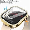 image:imageJETech Bling Case for Apple Watch Series 1110 42mm Gold  with Screen Protector Sparkling Diamond Design Builtin Tempered Glass High Touch Sensitivity Full ProtectionGold