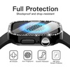 image:imageJETech Bling Case for Apple Watch Series 1110 42mm Gold  with Screen Protector Sparkling Diamond Design Builtin Tempered Glass High Touch Sensitivity Full ProtectionBlack