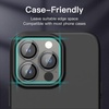 image:imageJETech Camera Lens Protector for iPhone 13 Pro Max13 Pro Graphite 1 Set  9H Tempered Glass Metal Individual Ring Cover HD ClearGraphite