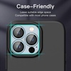 image:imageJETech Camera Lens Protector for iPhone 13 Pro Max13 Pro Graphite 1 Set  9H Tempered Glass Metal Individual Ring Cover HD ClearSierra Blue