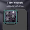 image:imageJETech Camera Lens Protector for iPhone 14 Pro14 Pro Max Deep Purple  9H Tempered Glass Metal Individual Ring Cover HD ClearDeep Purple