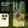 image:imageJETech Camera Lens Protector for iPhone 14 Pro14 Pro Max Deep Purple  9H Tempered Glass Metal Individual Ring Cover HD ClearGold