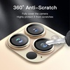 image:imageJETech Camera Lens Protector for iPhone 14 Pro14 Pro Max Deep Purple  9H Tempered Glass Metal Individual Ring Cover HD ClearGold