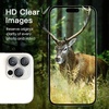 image:imageJETech Camera Lens Protector for iPhone 14 Pro14 Pro Max Deep Purple  9H Tempered Glass Metal Individual Ring Cover HD ClearSilver