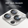 image:imageJETech Camera Lens Protector for iPhone 14 Pro14 Pro Max Deep Purple  9H Tempered Glass Metal Individual Ring Cover HD ClearSilver