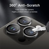 image:imageJETech Camera Lens Protector for iPhone 14 Pro14 Pro Max Deep Purple  9H Tempered Glass Metal Individual Ring Cover HD ClearSpace Black
