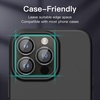image:imageJETech Camera Lens Protector for iPhone 14 Pro14 Pro Max Deep Purple  9H Tempered Glass Metal Individual Ring Cover HD ClearSpace Black