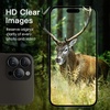 image:imageJETech Camera Lens Protector for iPhone 14 Pro14 Pro Max Deep Purple  9H Tempered Glass Metal Individual Ring Cover HD ClearSpace Black