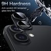 image:imageJETech Camera Lens Protector for iPhone 14 Pro14 Pro Max Deep Purple  FullCoverage 9H Tempered Glass Matte Metal Finish CaseFriendly HD ClearBlack