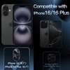 image:imageJETech Camera Lens Protector for iPhone 14 Pro14 Pro Max Deep Purple  FullCoverage 9H Tempered Glass Matte Metal Finish CaseFriendly HD ClearBlack
