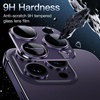 image:imageJETech Camera Lens Protector for iPhone 14 Pro14 Pro Max Deep Purple  FullCoverage 9H Tempered Glass Matte Metal Finish CaseFriendly HD ClearDeep Purple