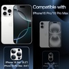 image:imageJETech Camera Lens Protector for iPhone 14 Pro14 Pro Max Deep Purple  FullCoverage 9H Tempered Glass Matte Metal Finish CaseFriendly HD ClearSilver