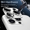 image:imageJETech Camera Lens Protector for iPhone 14 Pro14 Pro Max Deep Purple  FullCoverage 9H Tempered Glass Matte Metal Finish CaseFriendly HD ClearSilver