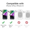 image:imageJETech Camera Lens Protector for iPhone 1414 Plus Midnight 1 Set  9H Tempered Glass Metal Individual Ring Cover HD ClearBlue
