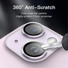 image:imageJETech Camera Lens Protector for iPhone 1414 Plus Midnight 1 Set  9H Tempered Glass Metal Individual Ring Cover HD ClearPurple
