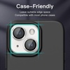 image:imageJETech Camera Lens Protector for iPhone 1414 Plus Midnight 1 Set  9H Tempered Glass Metal Individual Ring Cover HD ClearStarlight