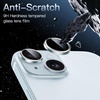 image:imageJETech Camera Lens Protector for iPhone 1515 Plus Midnight 1 Set  9H Tempered Glass Metal Individual Ring Cover HD ClearBlue