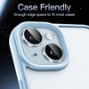 image:imageJETech Camera Lens Protector for iPhone 1515 Plus Midnight 1 Set  9H Tempered Glass Metal Individual Ring Cover HD ClearBlue