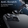 image:imageJETech Camera Lens Protector for iPhone 1515 Plus Midnight 1 Set  9H Tempered Glass Metal Individual Ring Cover HD ClearMidnight