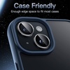 image:imageJETech Camera Lens Protector for iPhone 1515 Plus Midnight 1 Set  9H Tempered Glass Metal Individual Ring Cover HD ClearMidnight