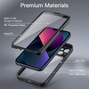 image:imageJETech Case for iPhone 13 360 Protection Black  Builtin Screen Protector AntiScratch 360 Degree Full Body RuggedBlack